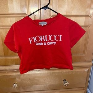 Fiorucci cropped tank top!